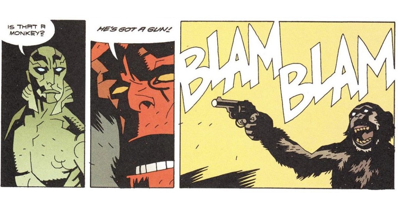 "Is That a Monkey?" "He's Got a Gun!"