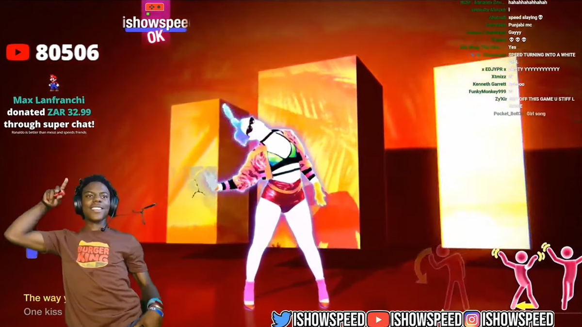 iShowSpeed "One Kiss Is All It Takes" Meme Template