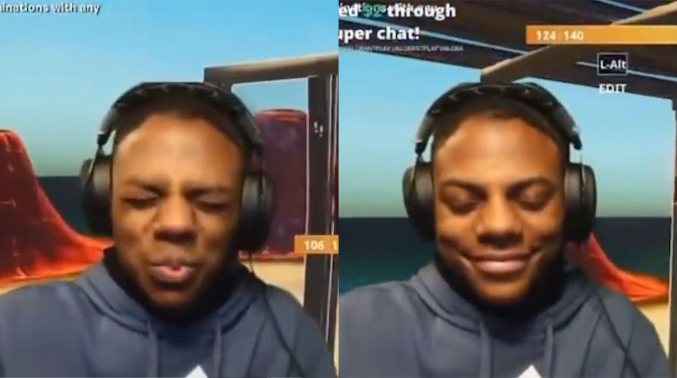 IShowSpeed Smiling Trying Not To Laugh Meme Template