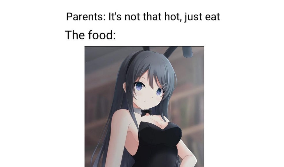 It's Not That Hot, Just Eat Meme Template