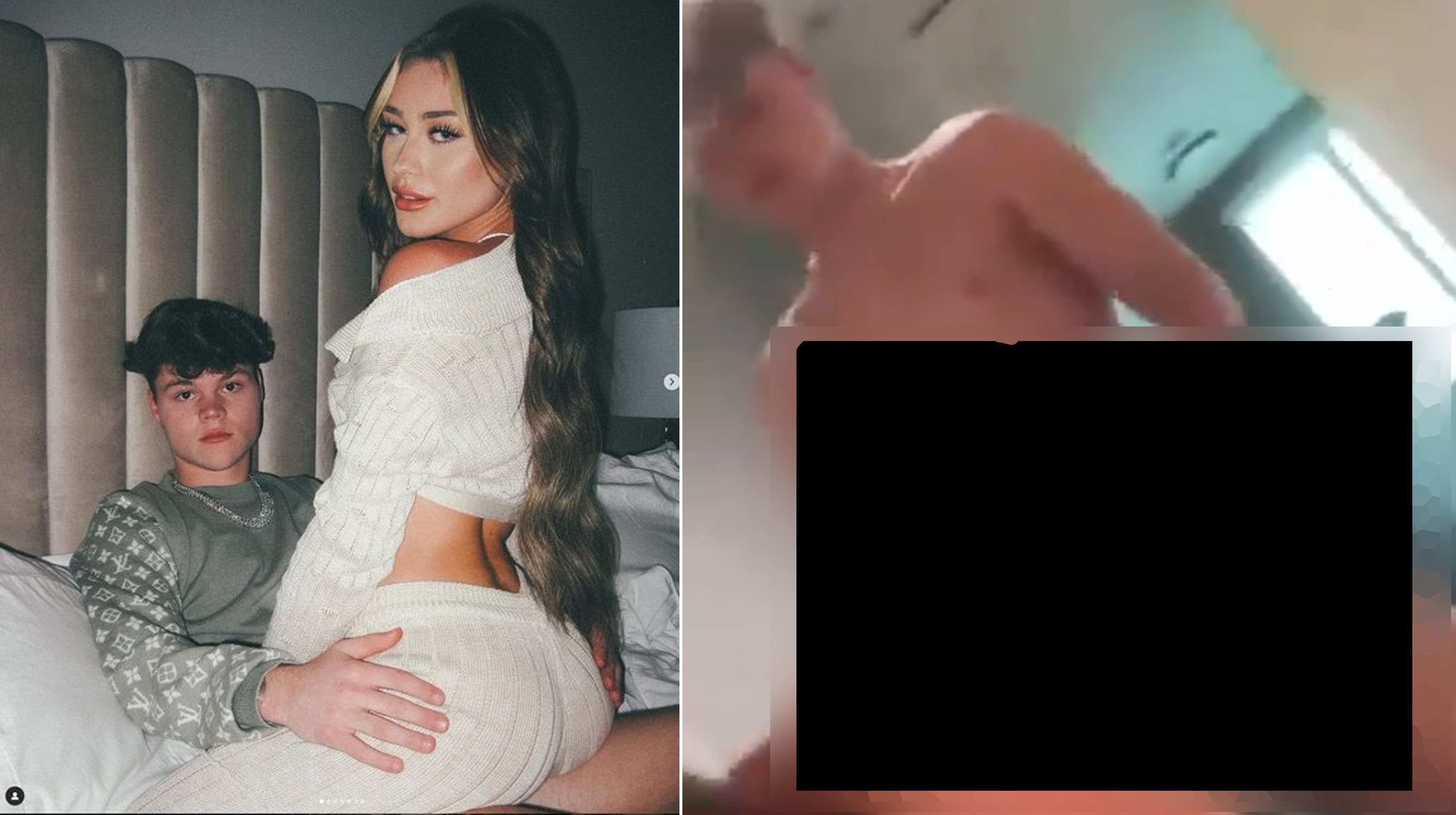 Jack Doherty and McKinley Richardson Sex Tape Leak Meme Template