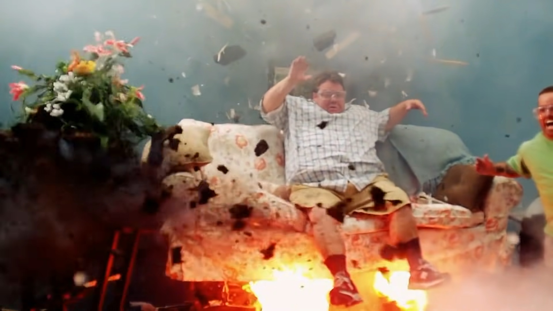 Jackass Couch Explosion Meme Template