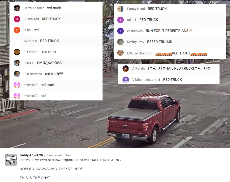 Jackson Hole Town Square Traffic Cam Meme Template