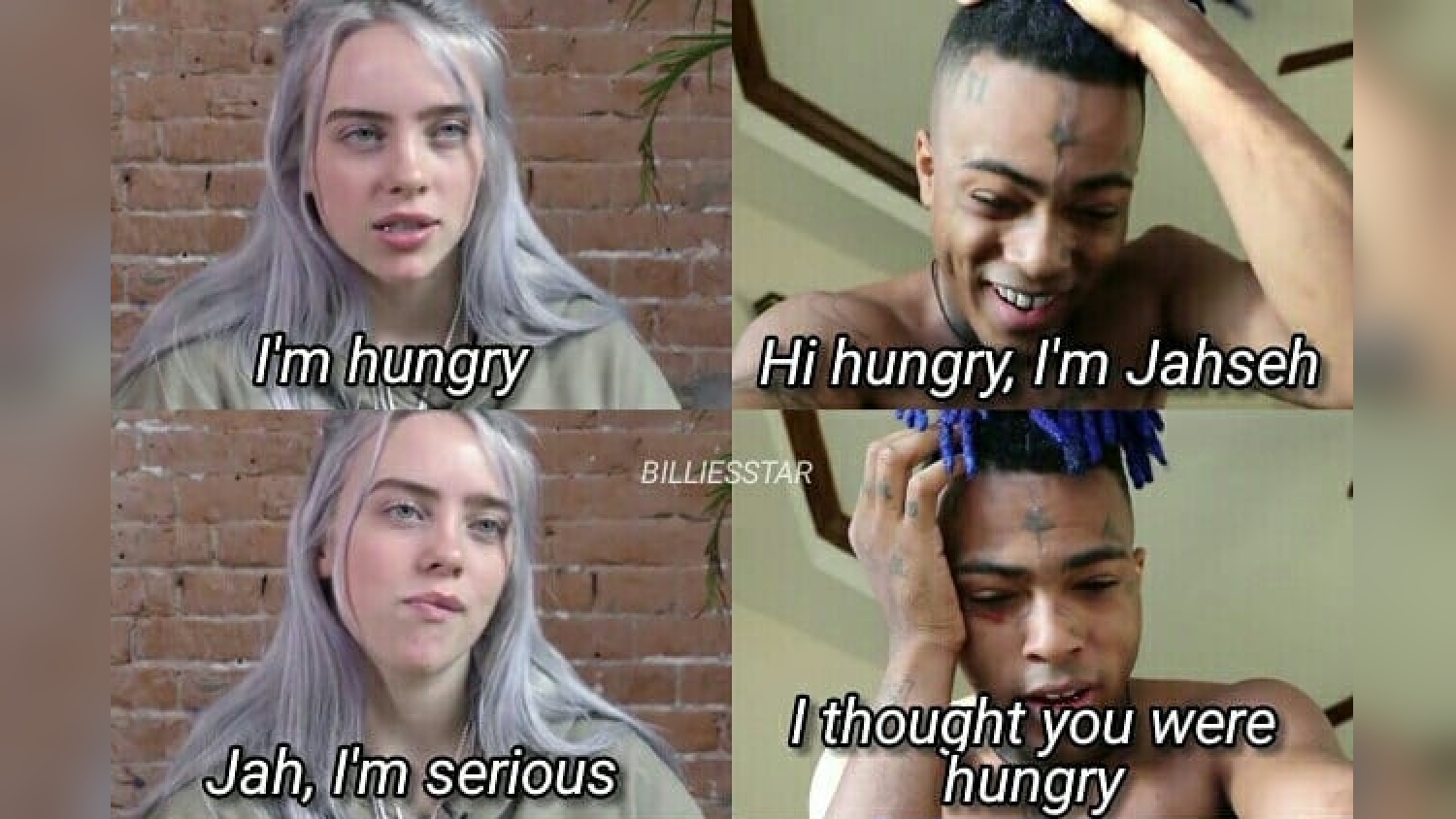 Jah, I'm Hungry Meme Template