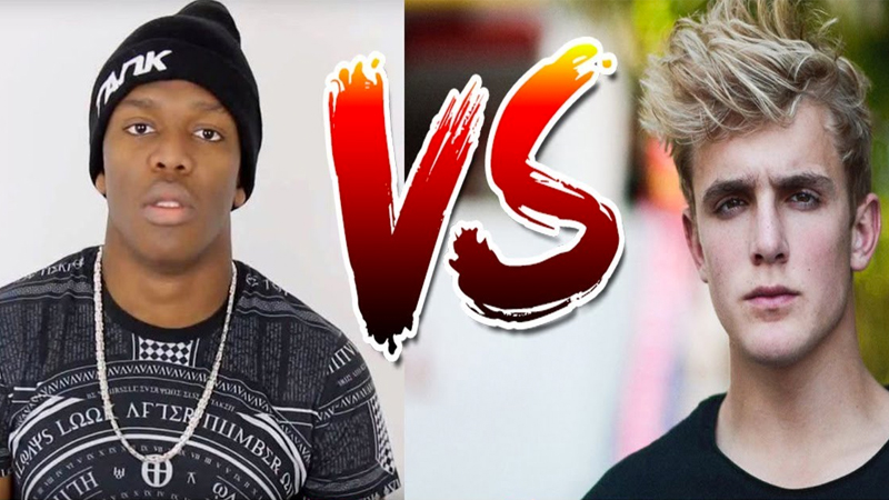 Jake Paul and KSI Feud Meme Template