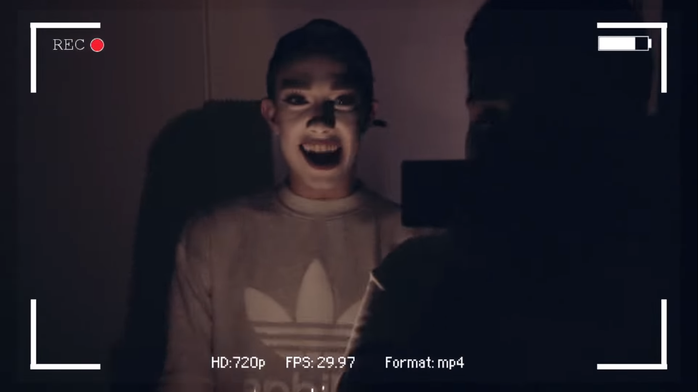 James Charles Screaming "Hi Sisters!" Jumpscare / James Charles Jumpscare Meme Template