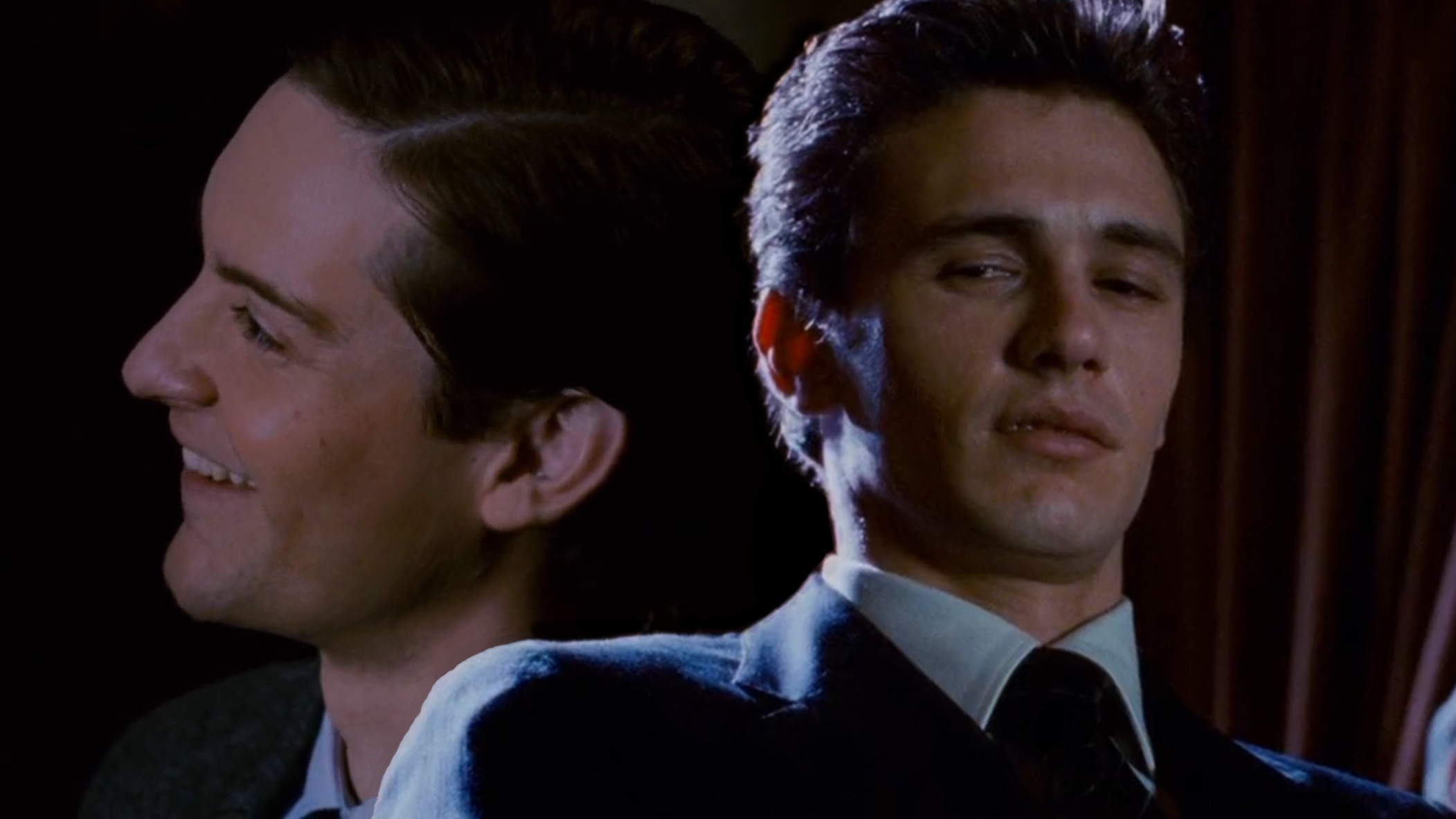 James Franco Staring at Tobey Maguire Meme Template