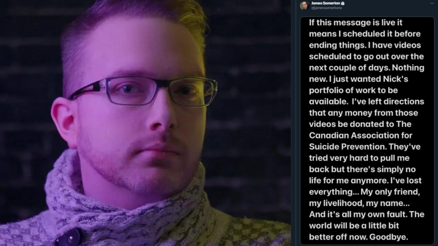 James Somerton Suicide Hoax