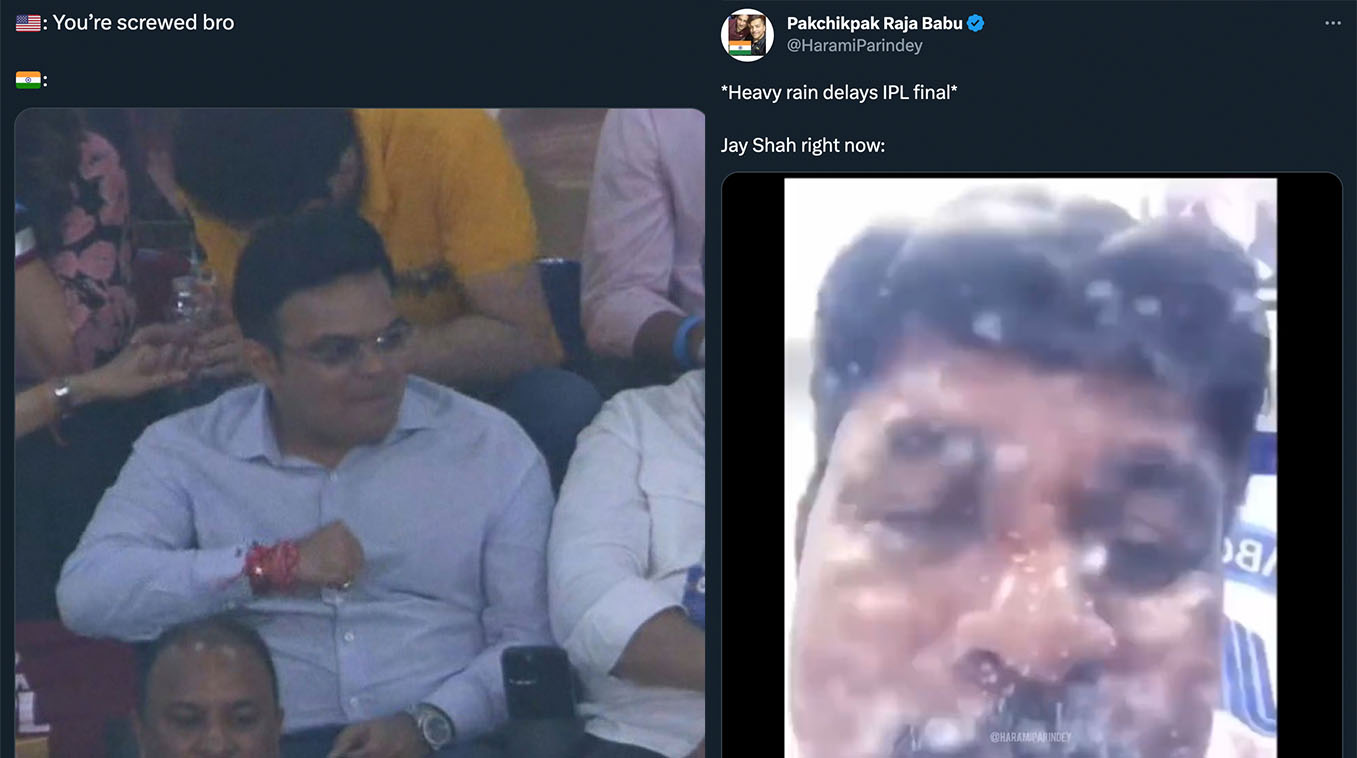 Jay Shah's Rude Hand Gesture