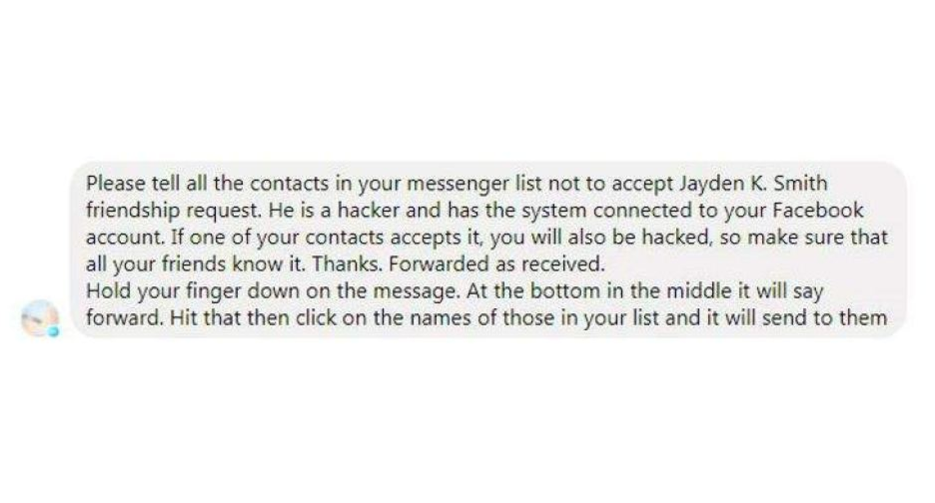 Jayden K. Smith Facebook Hoax