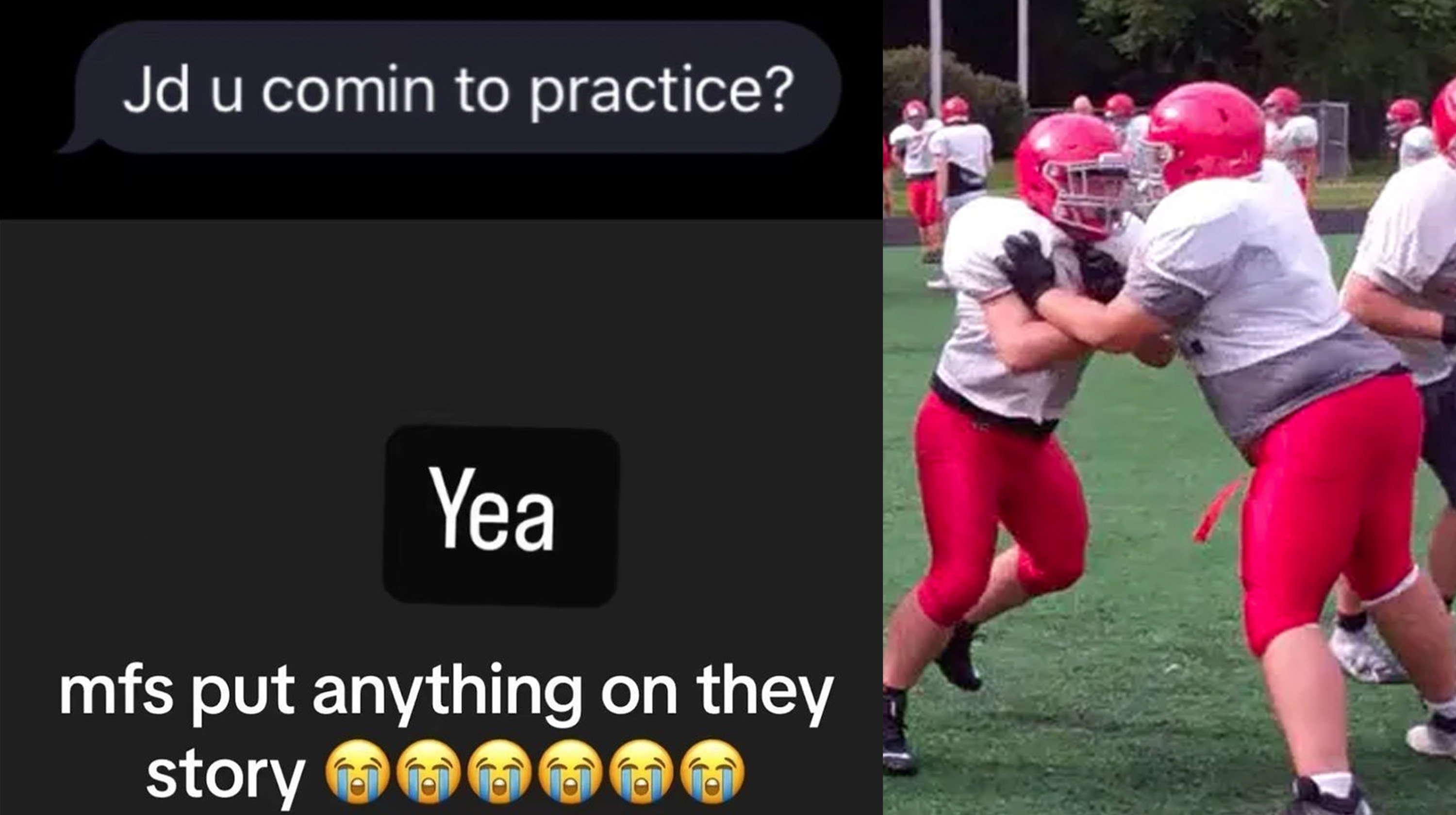 JD You Coming To Practice?