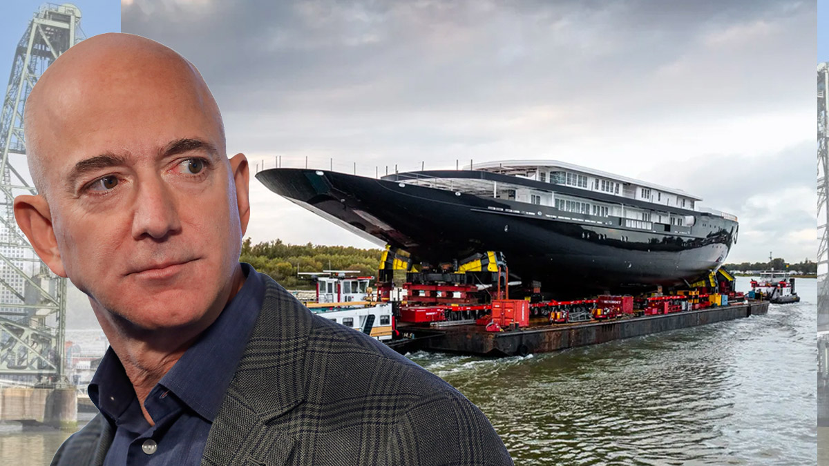 Jeff Bezos' Yacht Meme Template