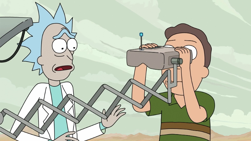 Jerry Smith Looking Through Viewfinder and Vomiting Meme Template