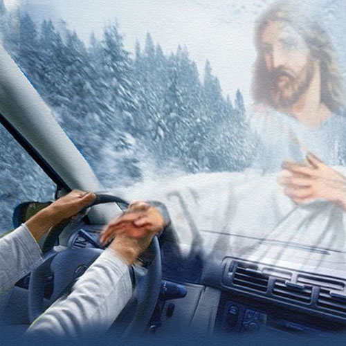 Jesus Take The Wheel Meme Template