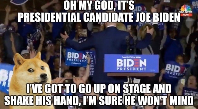 Joe Biden Buries Dogs Meme Template
