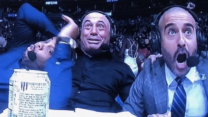 Joe Rogan, Daniel Cormier and Jon Anik UFC #248 Reaction Meme Template