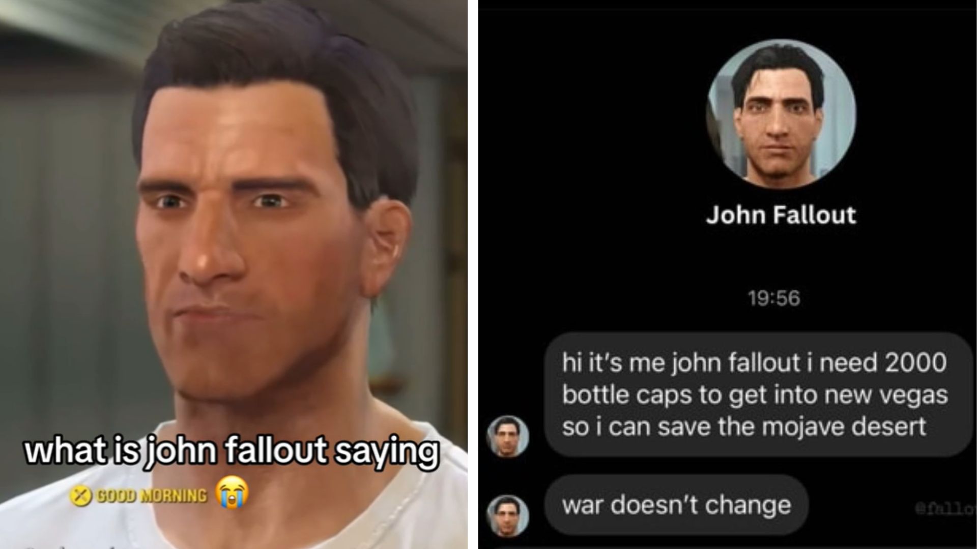 John Fallout Meme Template
