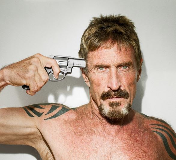 John McAfee Meme Template