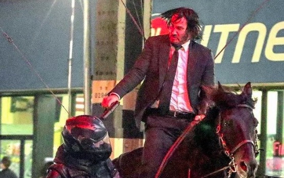 John Wick On a Horse