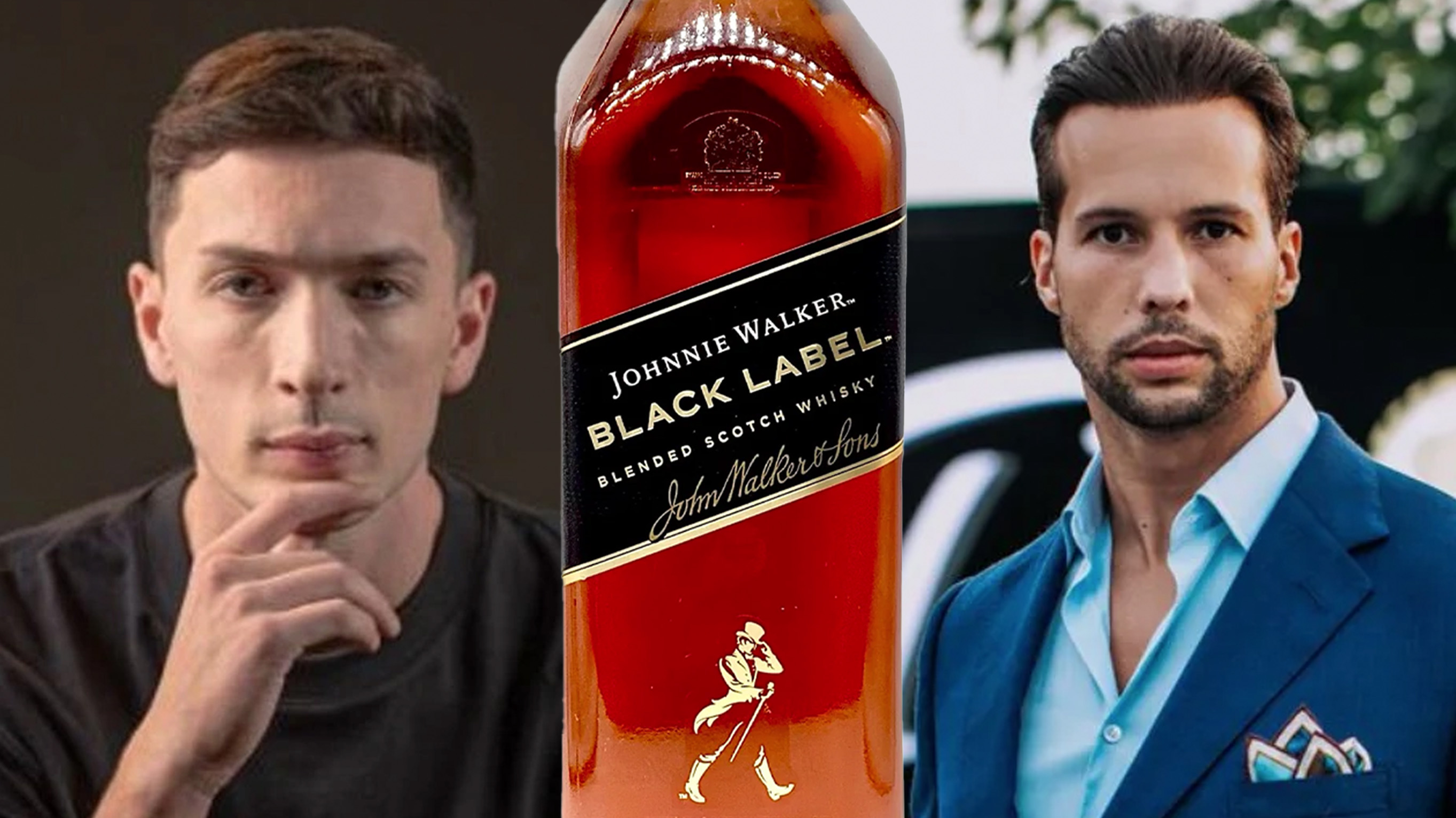 Johnnie Walker in the War Room With Tristan Tate Meme Template