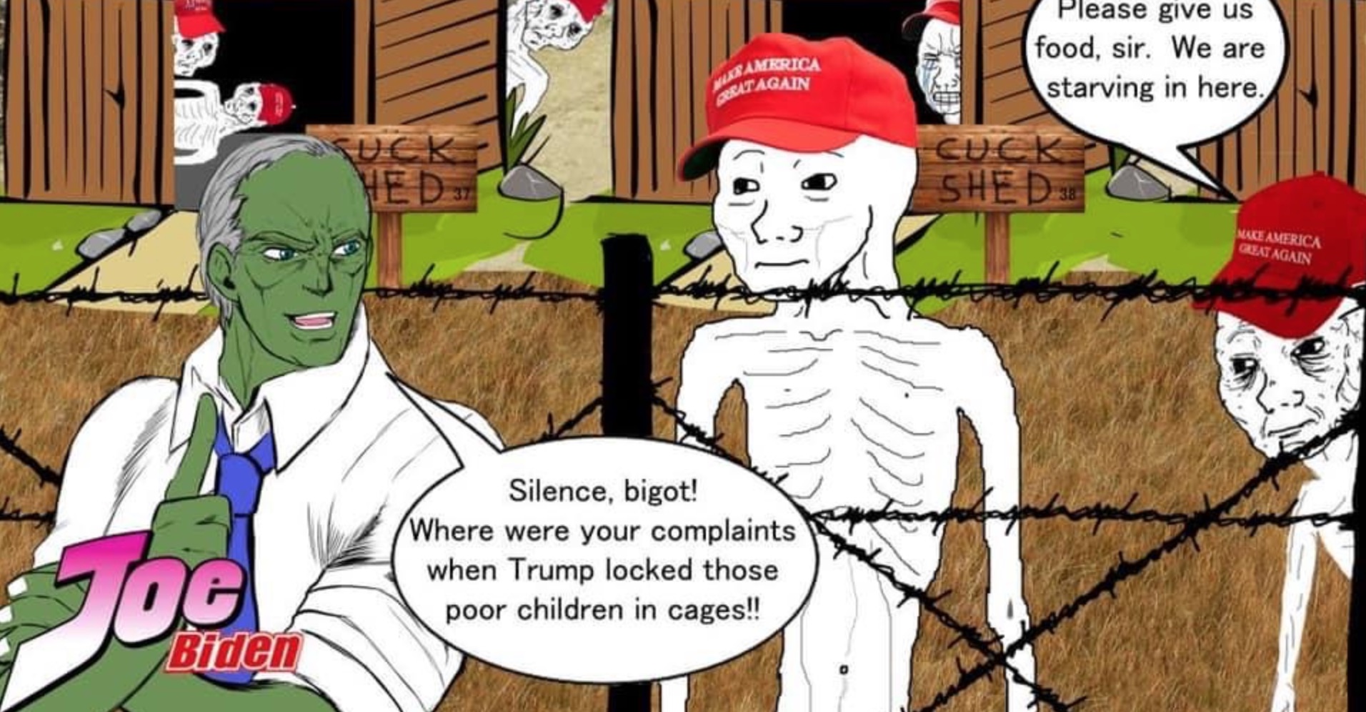 Jojo Biden Pepe Meme Template