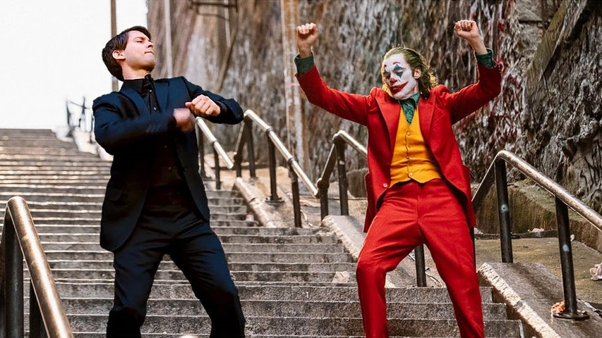 Joker and Peter Parker Dancing