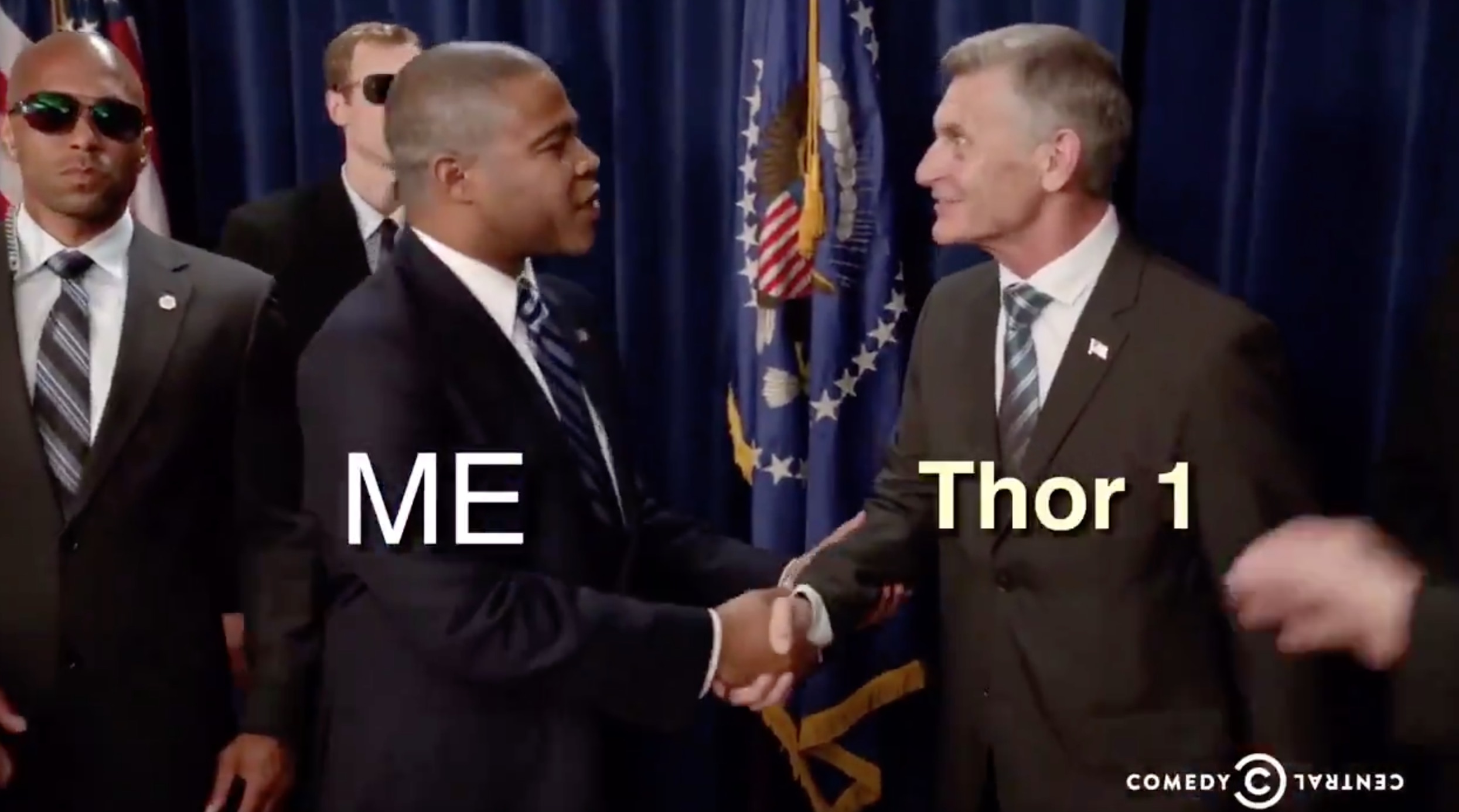 Jordan Peele's Obama Meet & Greet Meme Template