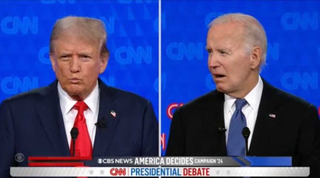 June 2024 Presidential Debate Meme Template