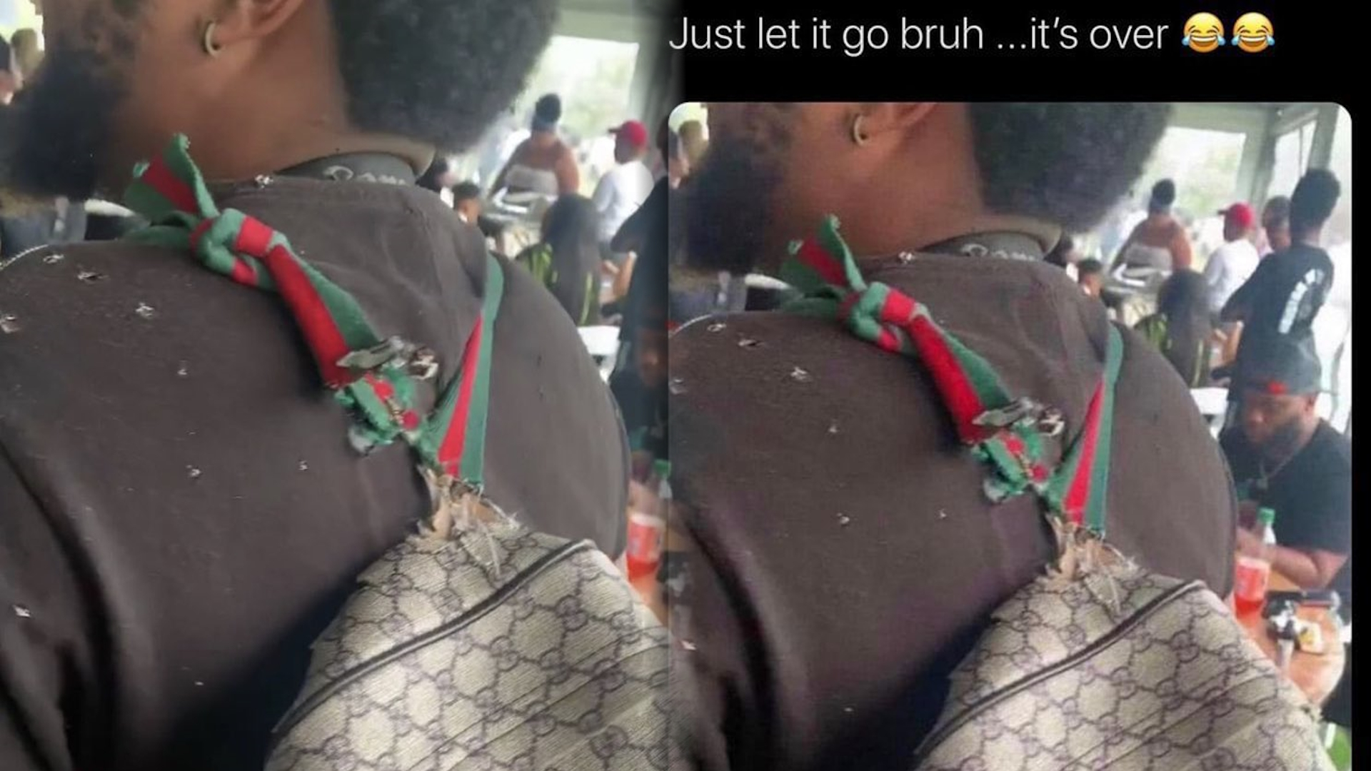 "Just Let It Go Bruh" Backpack