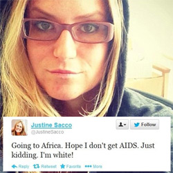 Justine Sacco's AIDS Tweet Controversy Meme Template