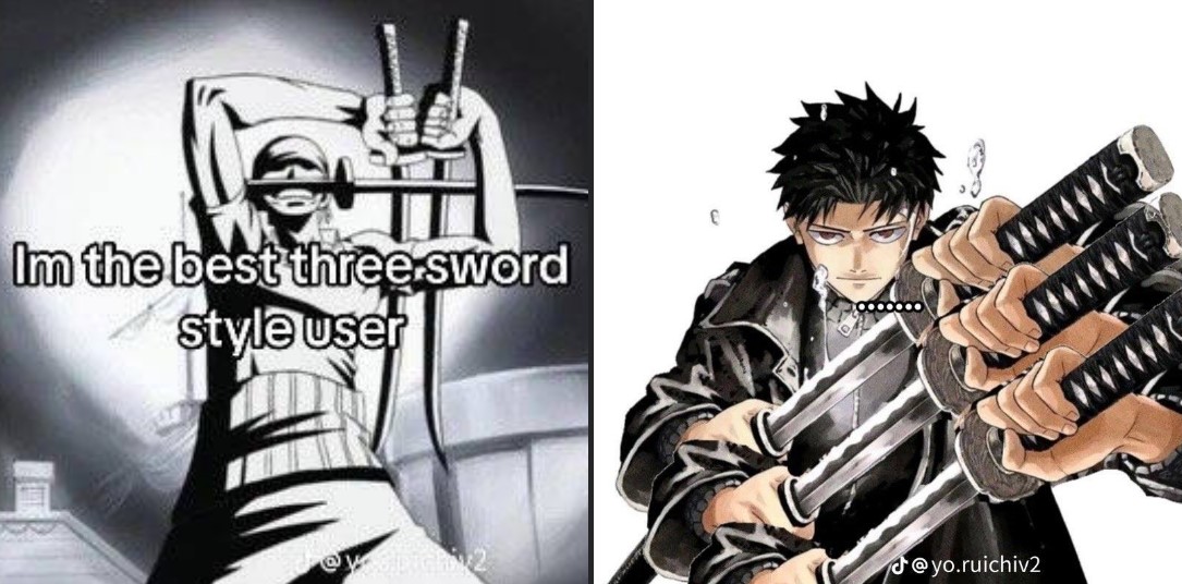 Kagura Bachi Glazing Meme Template