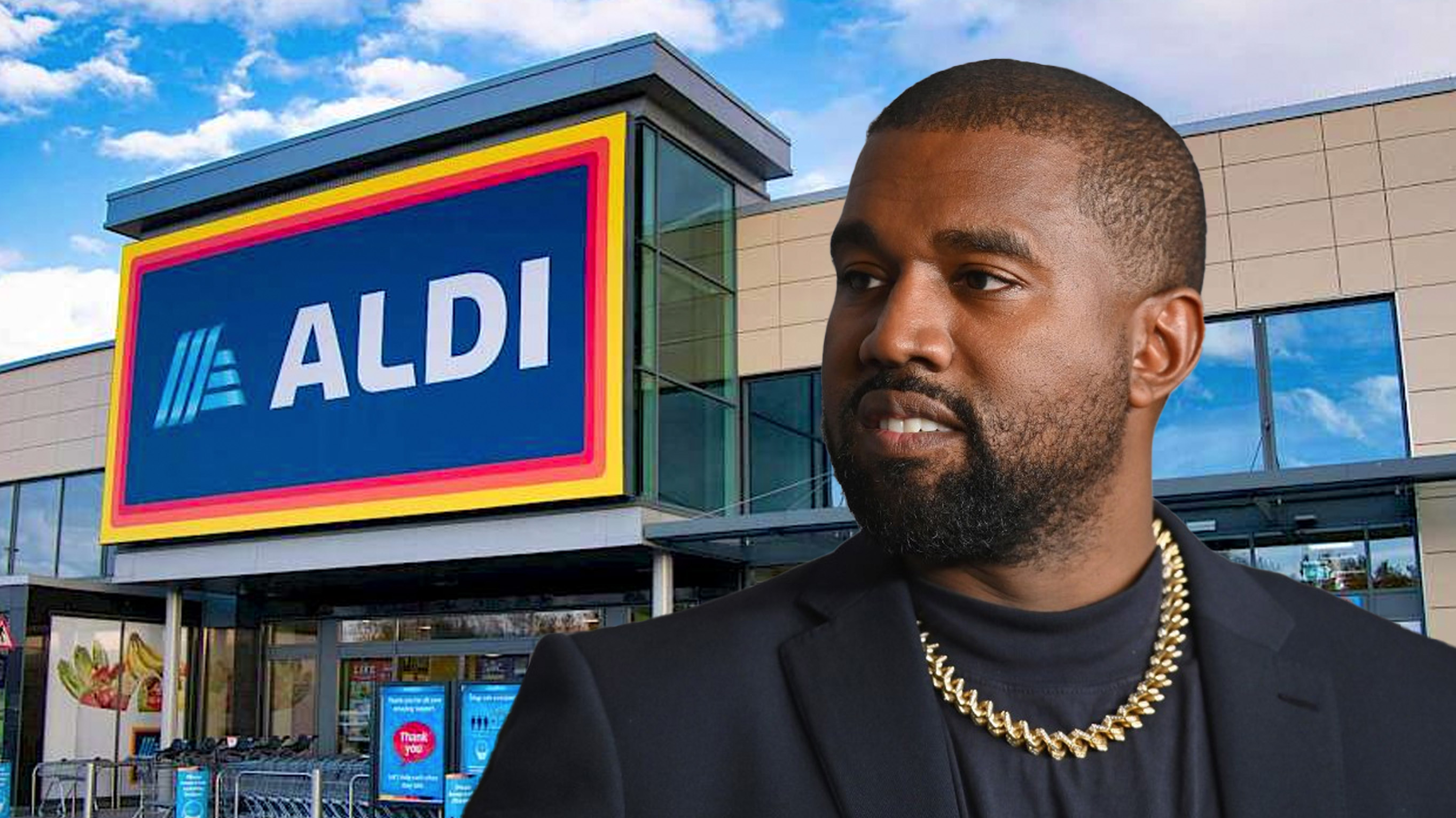 Kanye West and Aldi