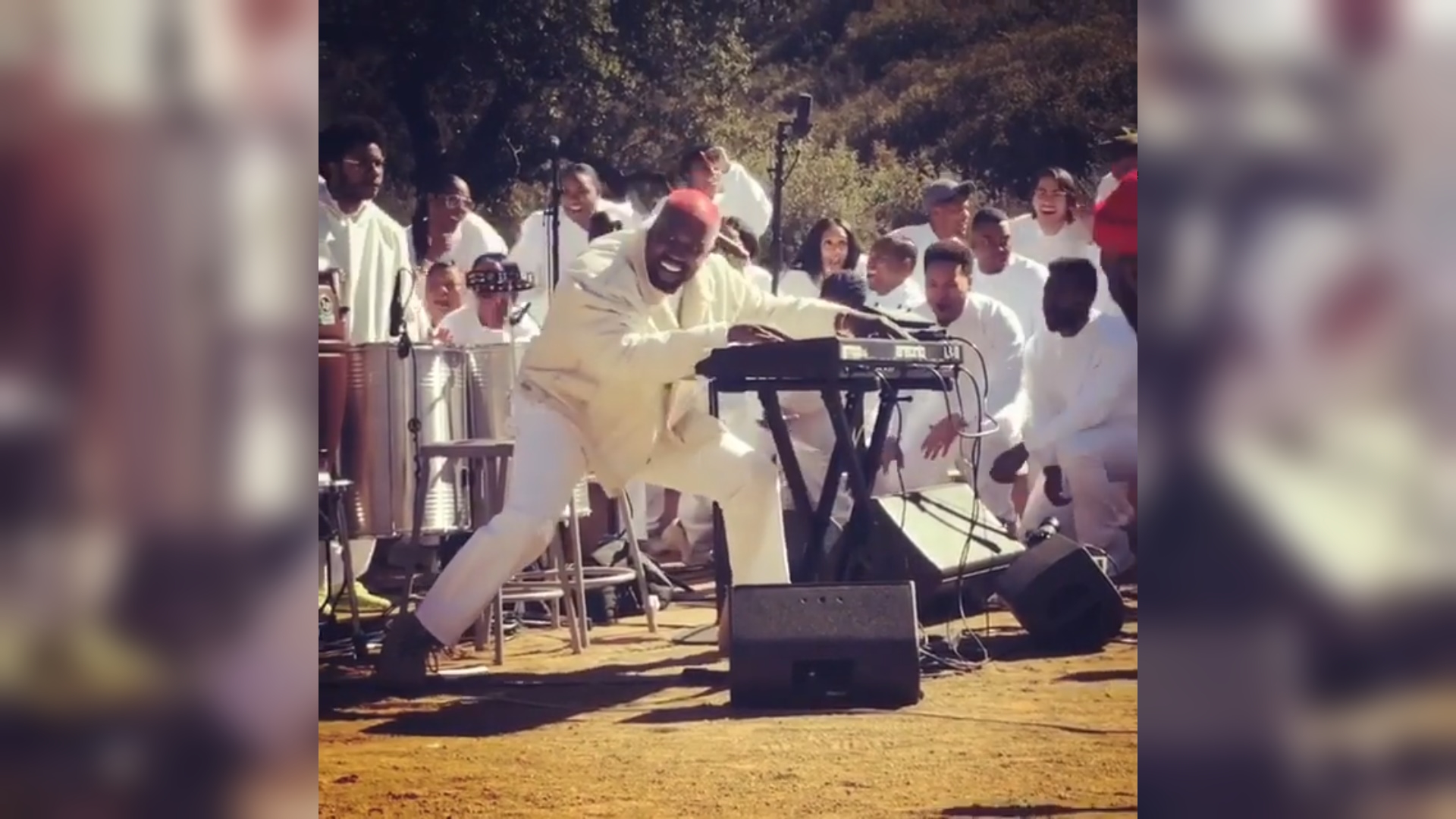 Kanye West's Sunday Service Meme Template