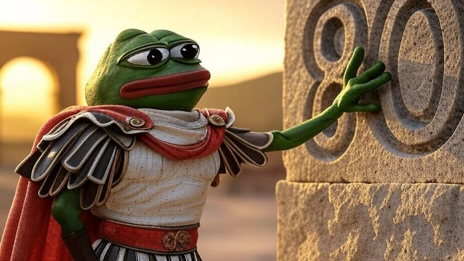 Kekius Maximus Meme Template