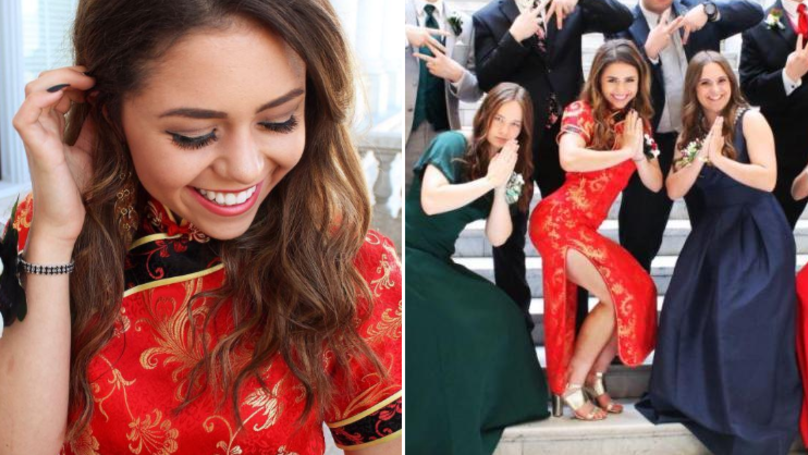 Keziah's Chinese Prom Dress Meme Template