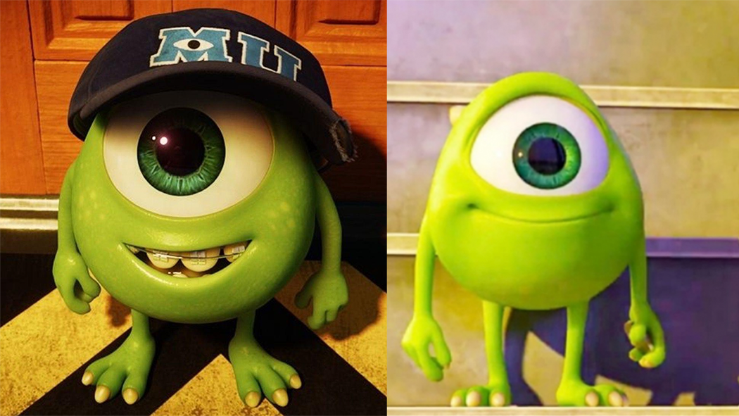 Kid Mike Wazowski Meme Template