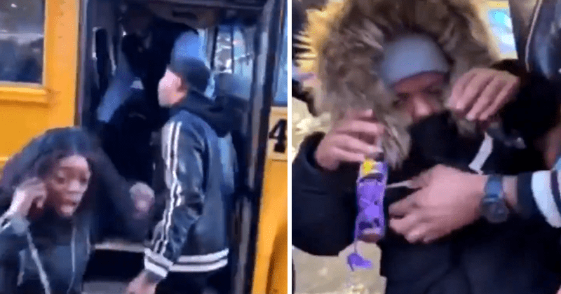 "Kid" Tossed Off Bus Video