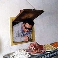Kim Jong Il Looking At Things