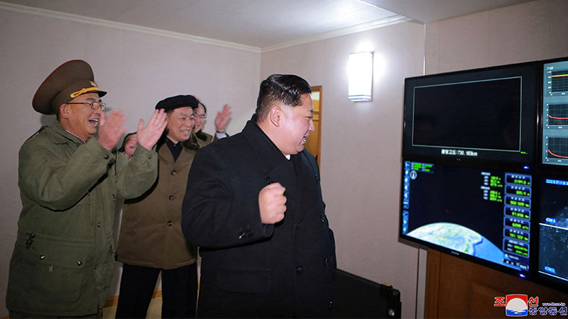 Kim Jong-un Watching Television