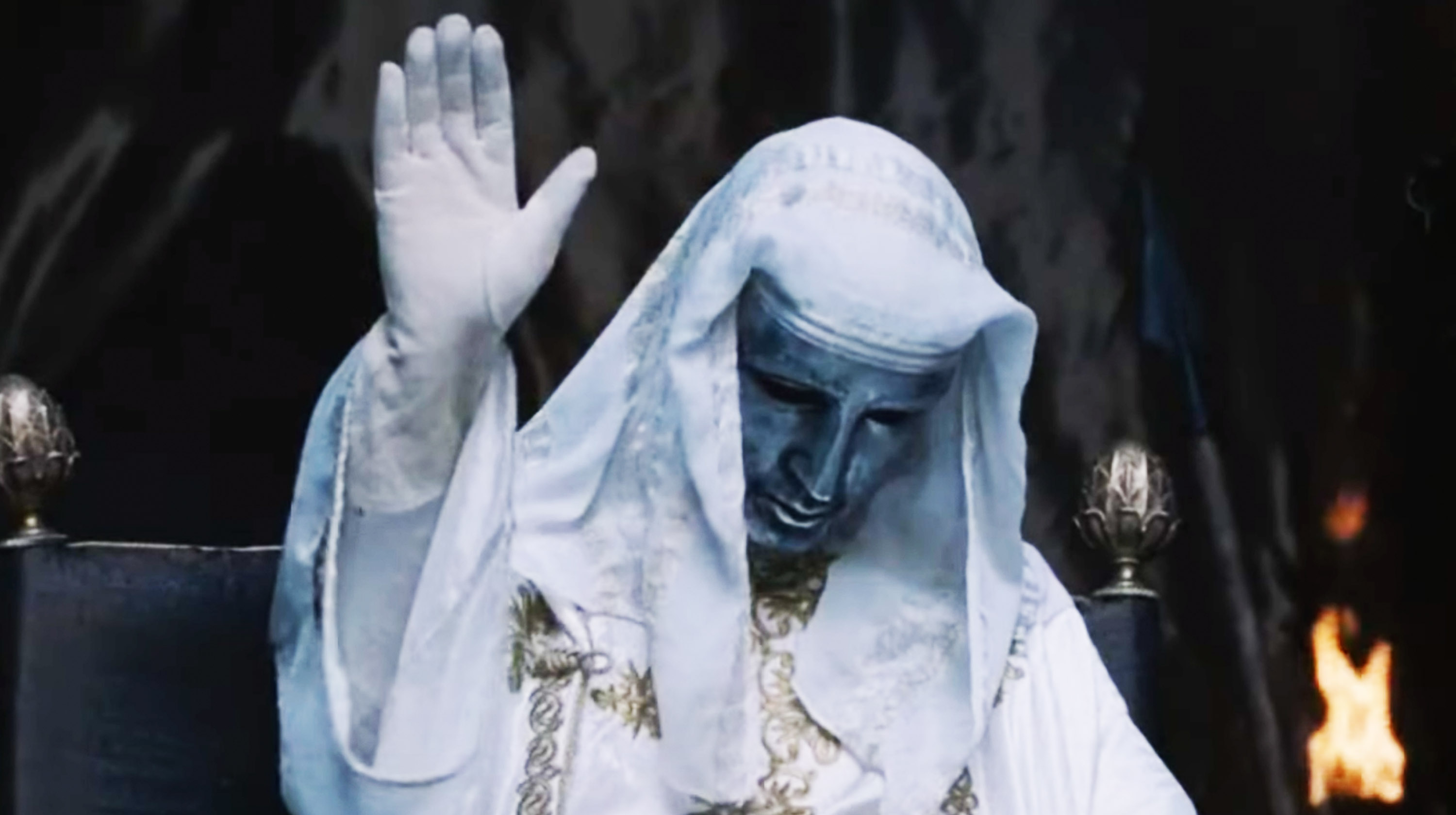 King Baldwin IV Hand Raise Meme Template