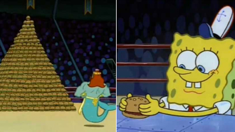 King Neptune vs. SpongeBob SquarePants