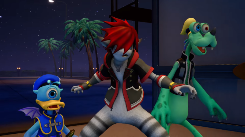 Kingdom Hearts 3's Monsters, Inc. Goofy