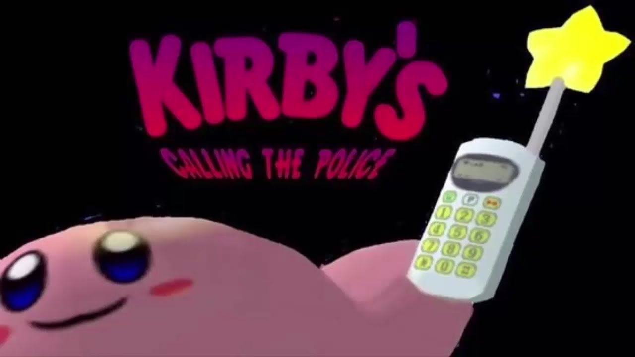 Kirby's Calling the Police Meme Template