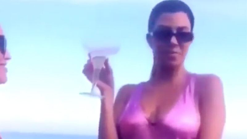 Kourtney Kardashian "I'm So Rich" Meme Template