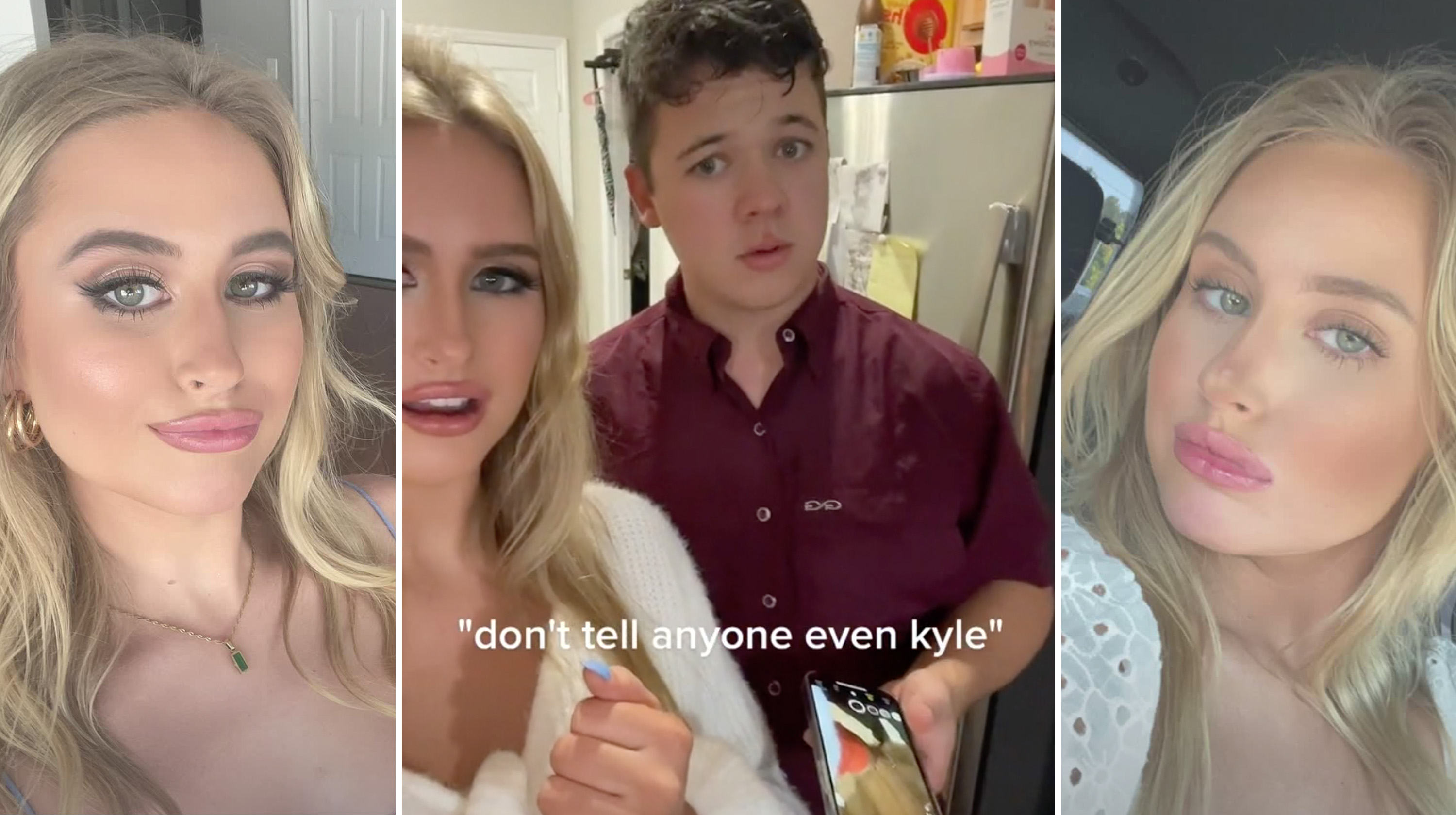 Kyle Rittenhouse's Girlfriend / Skyler Bergoon Meme Template