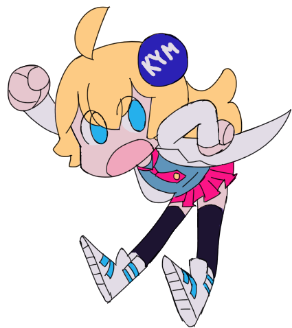 KYM-tan Meme Template