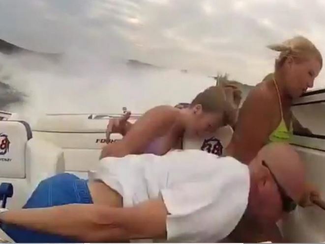 Lake of the Ozarks Boat Crash Meme Template