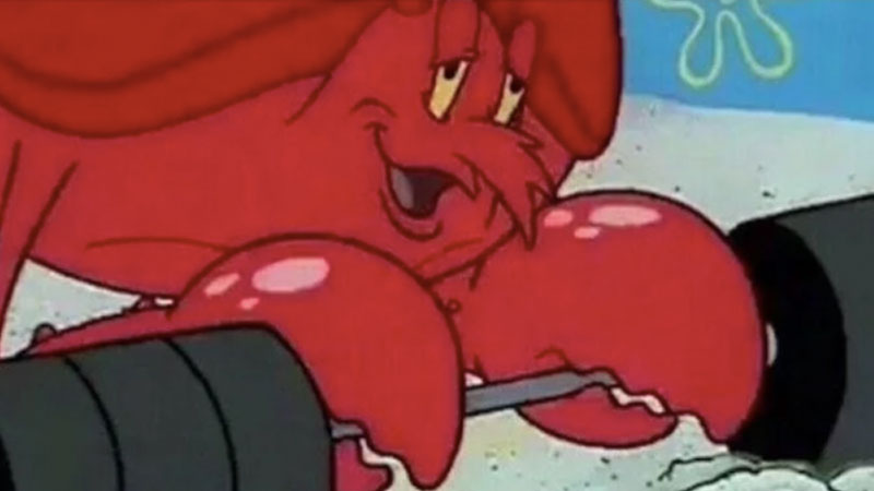 Larry the Lobster "Observe" Meme Template