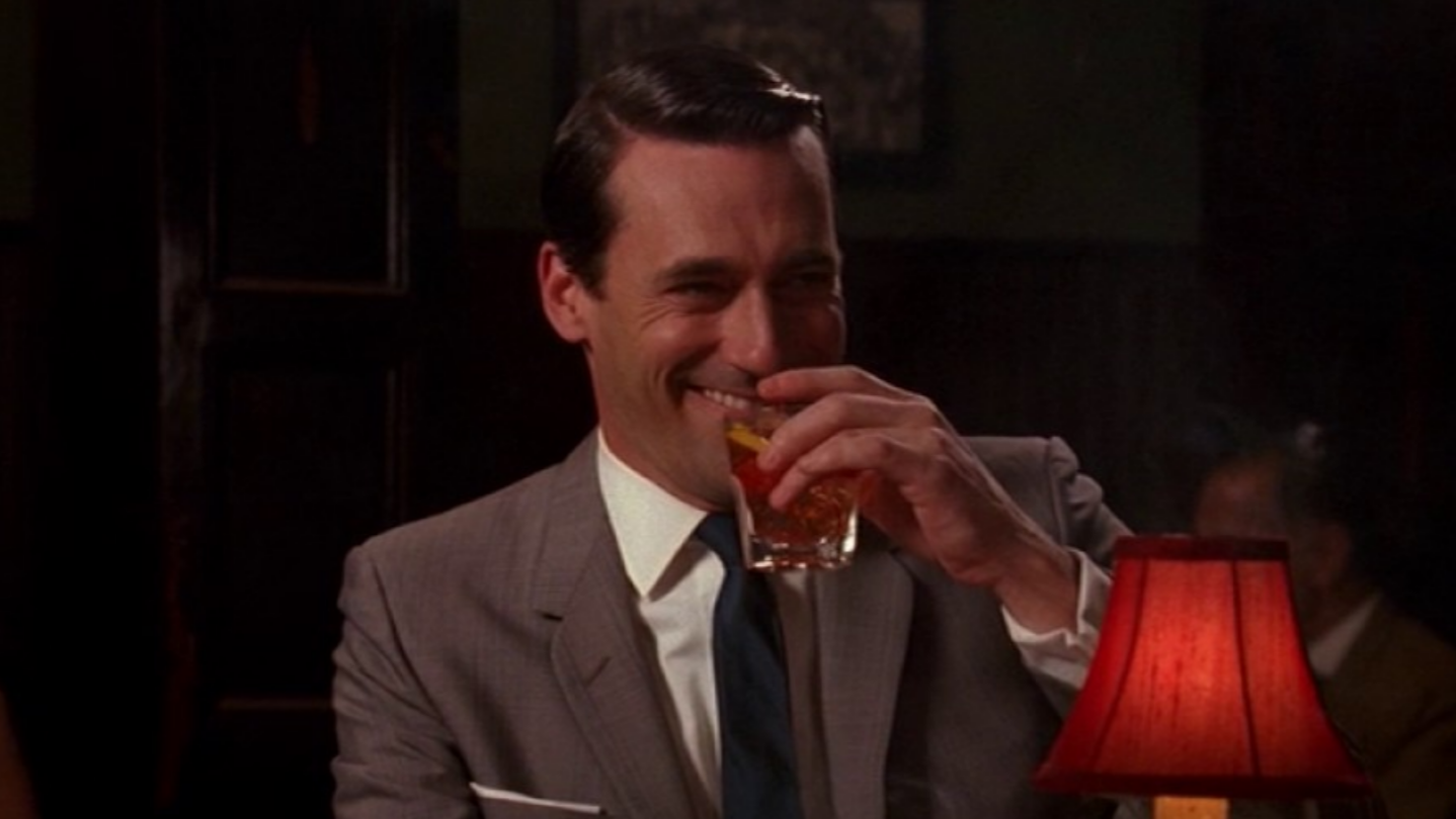 Laughing Don Draper Meme Template