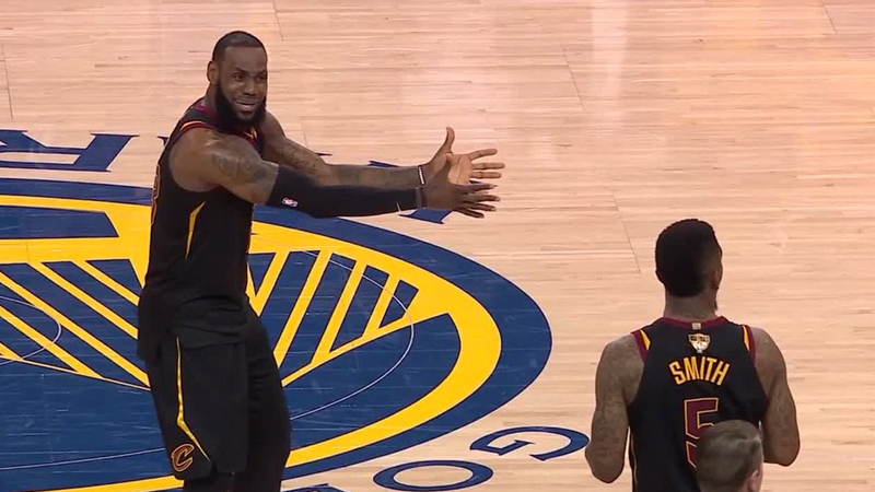 LeBron James's NBA Finals Reaction Meme Template